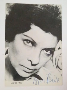 Agnes Fink -  - original Autogramm - ca. 15x10cm - Autogrammkarte - Bild 1 von 1