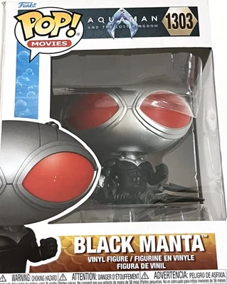 Funko Pop Negro Manta Vinilo DC Universe Aquaman # 1303 Foto 1 de 4