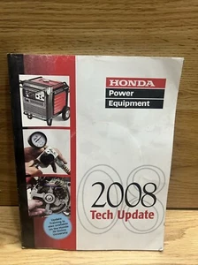 HONDA POWER EQUIPMENT 2008 TECH UPDATE MANUAL INCLUDES TRAINING DISK - Picture 1 of 10