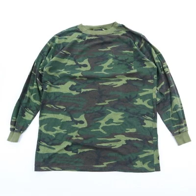 Vintage RedHead Camouflage T-Shirt Men's XL Woodland Green Grunge Skate Outdoor - Imagem 1 de 4