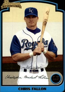 2003 Bowman Kansas City Baseball Card #211 Chris Fallon Rookie