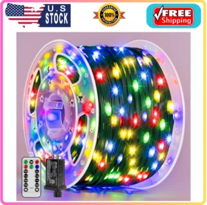 1200 LED 394FT Luces De Navidad Impermeable Para Exterior Patio Jardin En Oferta - Picture 1 of 9