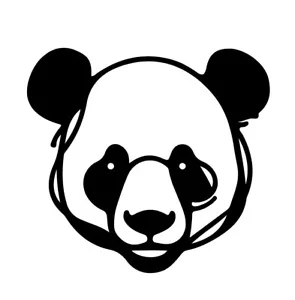 Calcomanía de vinilo troquelada PANDA OSO pegatina para coche ventana parachoques de pared DIVERTIDO personalizado - Imagen 1 de 7
