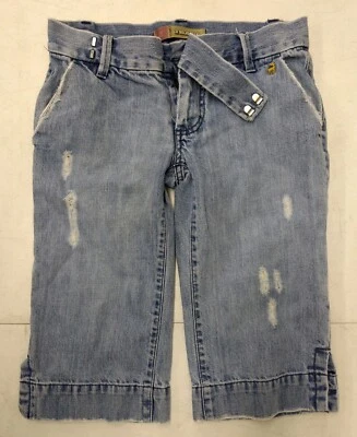 Bermudas vaqueras vintage Old Navy para mujer talla 1 cintura baja desgastadas Foto 1 de 4