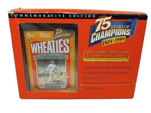 75th Anniversary Mini Wheaties Commemorative Edition Collectible Box  1924-1999 - Picture 1 of 9