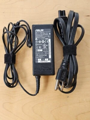 Genuine OEM 65W Asus AC Laptop Adapter Charger ADP-65JH BB 19V 3.42A 5.5x2.5mm - Image 1 of 2
