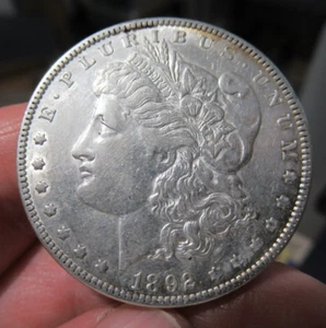 Antiguo dólar de plata Morgan de Estados Unidos de 1892 $1, mejor fecha, buen grado - Imagen 1 de 8