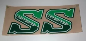 CFL SASKATCHEWAN ROUGHRIDERS FULL SIZE FOOTBALL DECALS - Picture 1 of 1