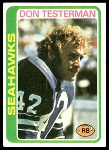 1978 Topps #219 Don Testerman RC Seattle Seahawks - Picture 1 of 2