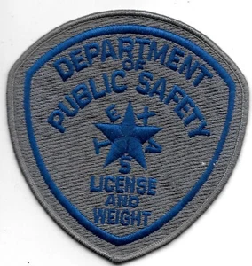 Highway Patrol TEXAS Patch 80's LICENSE + WEIGHT Polizei Abzeichen STATE POLICE - Bild 1 von 22