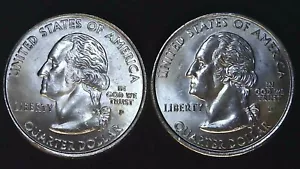 2001 P D 25C State Quarter New York BU Clad (2 coins) 24hh1018-1 - Picture 1 of 2