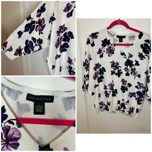 Light-Weight Short Sleeve Spring Floral Sweater