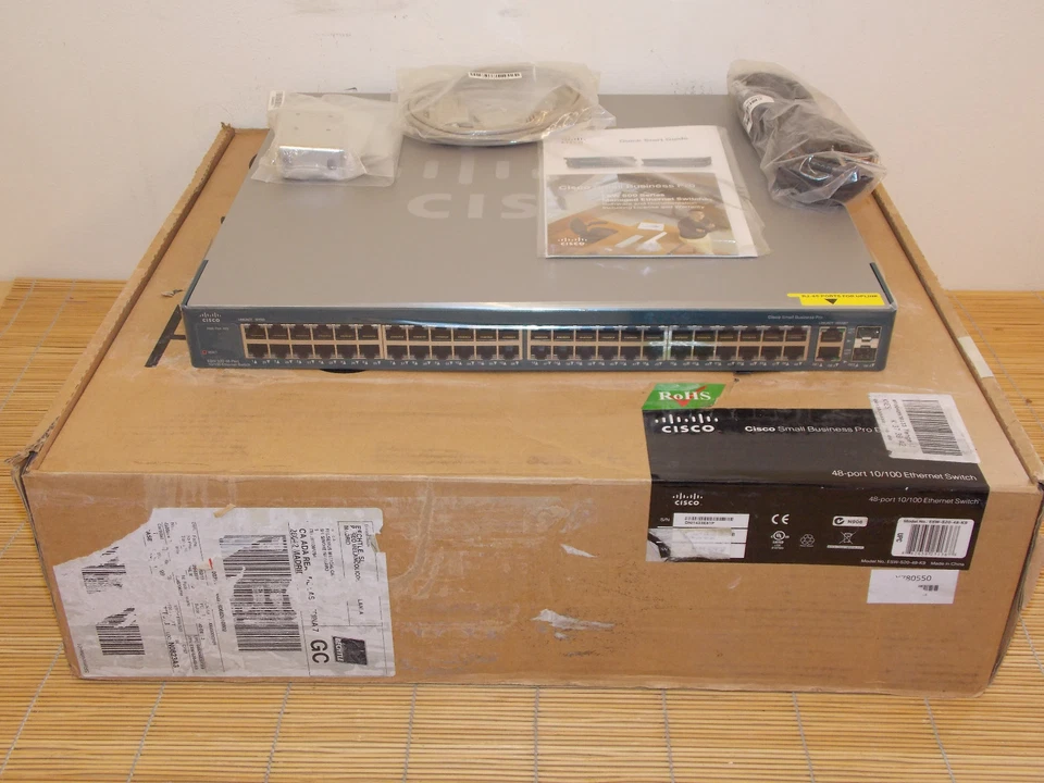 NEU Cisco ESW-520-48-K9 Small Business Switch NEW OPEN BOX  - Image 1 of 1