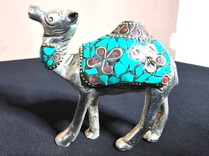 A camel studded with semi-precious stones for home and garden decoration - Picture 1 of 11