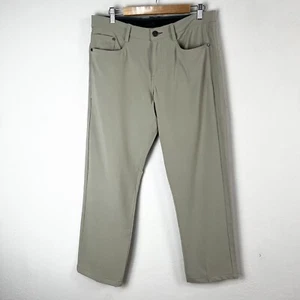 Pantalones QOR Caqui Elastizados Pierna Recta "Gym Jean" Pantalones Activos HEMBED Talla 33 Golf - Imagen 1 de 14