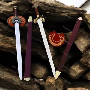 Eowyn Sword & Hergrim Swords King Theoden Rohan Hobbit LOTR Scabbards & Plaques - Picture 1 of 3