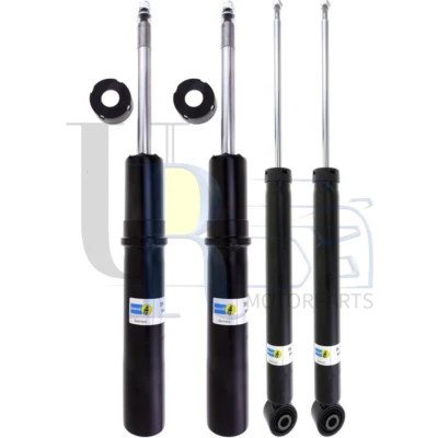Bilstein 4pcs Front Rear Shock Absorber for Audi A4 Quattro 2009-2014 2015 2016 - Image 1 of 4