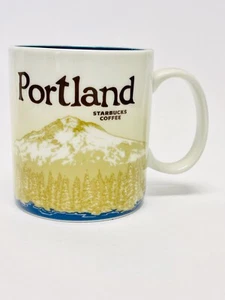 Starbucks PORTLAND Oregon USA Global Icon Series Collector Mug Cup 16oz NEW RARE - Picture 1 of 3