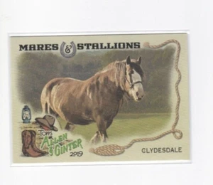 CLYDESDALE 2019 ALLEN & GINTER MARES & STALLIONS INSERT CARD-SHIPS FREE - Picture 1 of 21