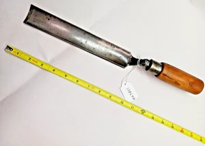 MOULSON BROTHERS 1-9/16" Wide Cut Crank Neck Vintage Woodworkers Gouge, England - Picture 1 of 7
