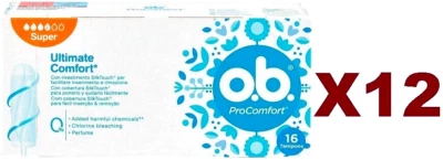 192 ASSORBENTI INTERNI O.B. PROCOMFORT SUPER TAMPONI SILK TOUCH DONNA - Immagine 1 di 2