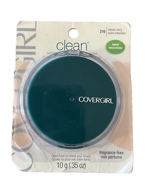 Covergirl Clean Sensitive Fragrance-Free Pressed Powder, Classic Ivory (Teal) - Image 1 of 4