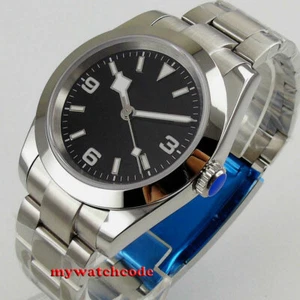 Reloj automático para hombre Tandorio 39 mm esfera negra estéril Japón NH35A cristal de zafiro - Imagen 1 de 10