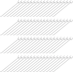 100 Pack Peg Board Hooks Stainless Steel Pegboard Hooks Shelving Display Hanging - Picture 1 of 12