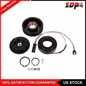 AC A/C Compressor Clutch Kits For Jaguar XJ 3.0L 2013-2014 XF 2.0L 2013-2015 - Picture 1 of 9