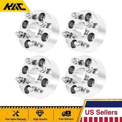 4x 1.5" 4x100 Hub Centric Wheel Spacers For Toyota Corolla 1993-2002 Ford Escort - Image 1 of 4