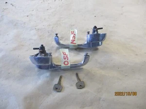Maniglie e chiavi porta anteriore cromate BMC CLASSIC MG MORRIS AUSTIN 1100 1300 GT ADO16 - Foto 1 di 1