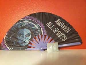 Disney Haunted Mansion Madame Leota Awaken All Spirits Folding Fan Halloween  - Picture 1 of 5