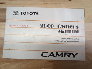 2000 TOYOTA CAMRY OWNERS MANUAL - Bild 1 von 1