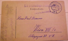 AUSTRIA  ETAPPEN #264 JE 1918