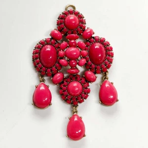 New  Stella Dot Resin Floral Pendant for Necklace Vintage Women Party Jewelry - Picture 1 of 3