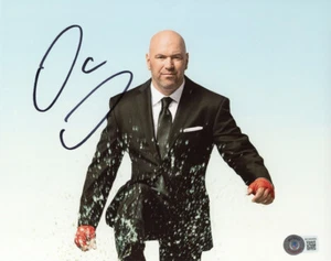 DANA WHITE SIGNED AUTOGRAPHED 8x10 PHOTO PRESIDENT OF THE UFC MMA BECKETT BAS - Picture 1 of 2