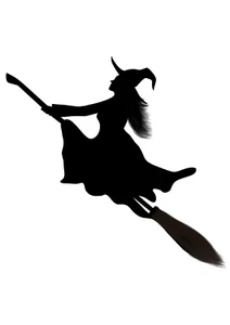 Autoaufkleber Sticker Hexe Aufkleber 9X9 cm  - Bild 1 von 10