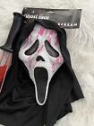 Ghostface  Scream Mask  Pink Blood Funworld Mask Cosplay Halloween With Knife