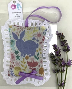Lavender Bag Gift idea Hanging Scented sachet Handmade in Cheshire - Picture 1 of 3