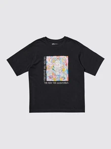 Uniqlo x POP MART UT Graphic T-Shirt THE MONSTERS LABUBU Black New Japan PSL - Picture 1 of 4