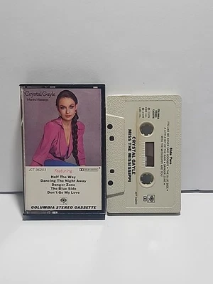 CRYSTAL GAYLE - MISS THE MISSISSIPPI (CASSETTE, 1979 COLUMBIA RECORDS - Image 1 of 4