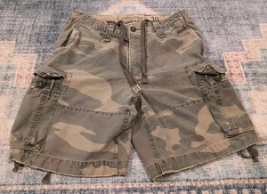 ABERCROMBIE & FITCH Camouflage Cargo Shorts - Size 30 - Picture 1 of 3
