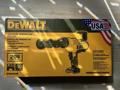 DEWALT DCE560B 20V Cordless Caulking Gun BRAND NEW SHIPS SAME DAY AUTHENTIC - Image 1 of 4