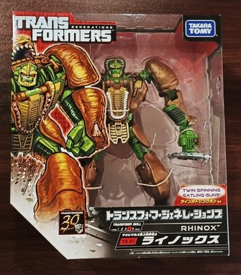 TRANSFORMERS GENERATION RHINOX TG 31 30 ANNI VOYAGER TAKARA TOMY SIGILLATO NUOVO - Immagine 1 di 4