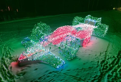 Festive Frames 5mtr Racing Display Framework Display Kit - No Lights F1 - Image 1 of 4
