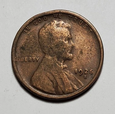 1925 S LINCOLN WHEAT PENNY #C9569 - Image 1 of 2
