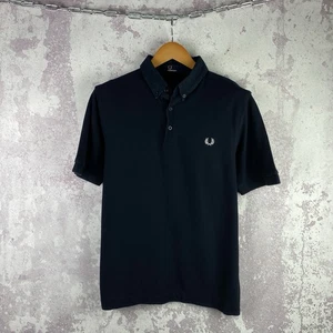 Vintage Fred Perry  Polo Shirt Men’s Luxury Tee Classic Y2K Black Size L - Picture 1 of 5