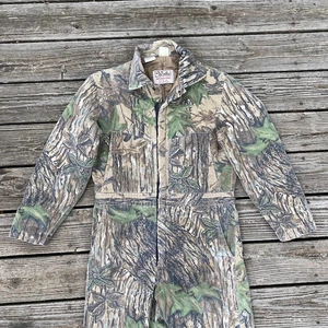 Walls Blizzard Pruf Camo Coveralls Men's L  Insulated  Vintage Made in USA - Picture 1 of 21
