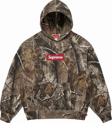 Talla L - Sudadera con Capucha Supreme Box Logo Realtree Camuflada: FW25 SE ENVÍA EL MISMO DÍA Foto 1 de 3
