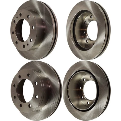 Juego de rotor de freno de disco para Chevrolet Silverado 2500 HD 2001-2010 delantero y trasero Foto 1 de 4